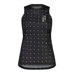 Maloja GrandvaliraM Top Women's in Deep Black Bubbledots